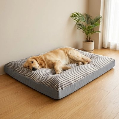Coussin pour chien gris